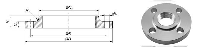EN 1092-1 Type 13 Flange Dimensions