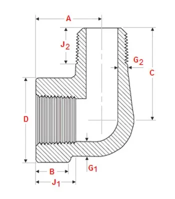ASME B16.11 Threaded Street Elbows